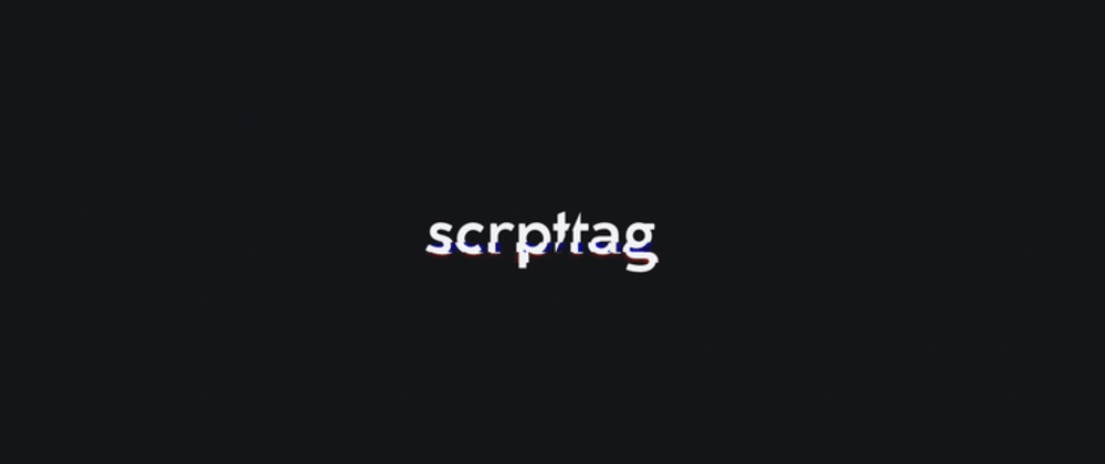 scrpttag animated logo